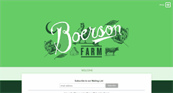 Desktop Screenshot of boersonfarm.com